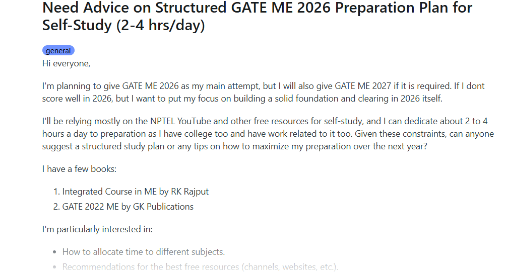 Toughest subject in GATE ME