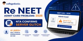 Re NEET Admit Card Problems 2026: NTA Confirms Server Glitch, 4 Lakh Hall Tickets Downloaded So Far