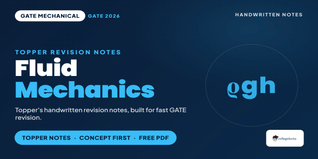 GATE Mechanical Fluid Mechanics Handwritten Notes PDF
