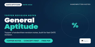 GATE General Aptitude Handwritten Notes PDF