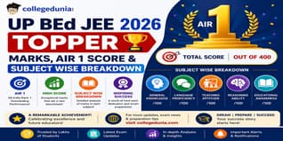 UP BEd JEE 2026 Topper Marks: AIR 1 Score and Subject-Wise Breakdown