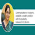 Communication is the key to establish a healthy relation with the students, believes Smt. Lakshmi