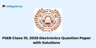 Punjab Board 2026 Class 10 Electronics Question Paper with Solution PDF : Available PDF