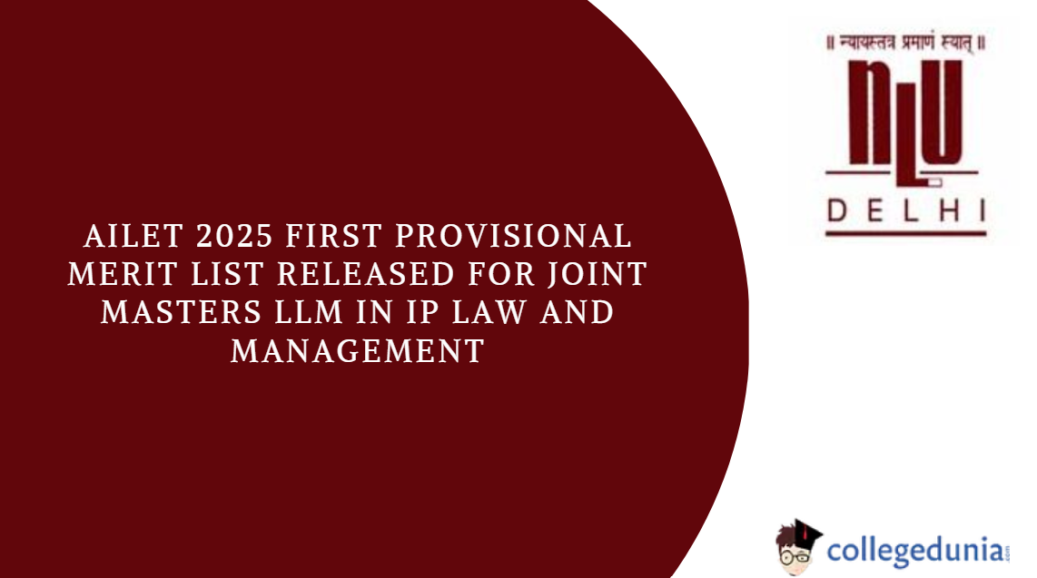 AILET 2025: First Provisional Merit List Released for Admission to ...