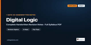 GATE CS Digital Logic Handwritten Notes