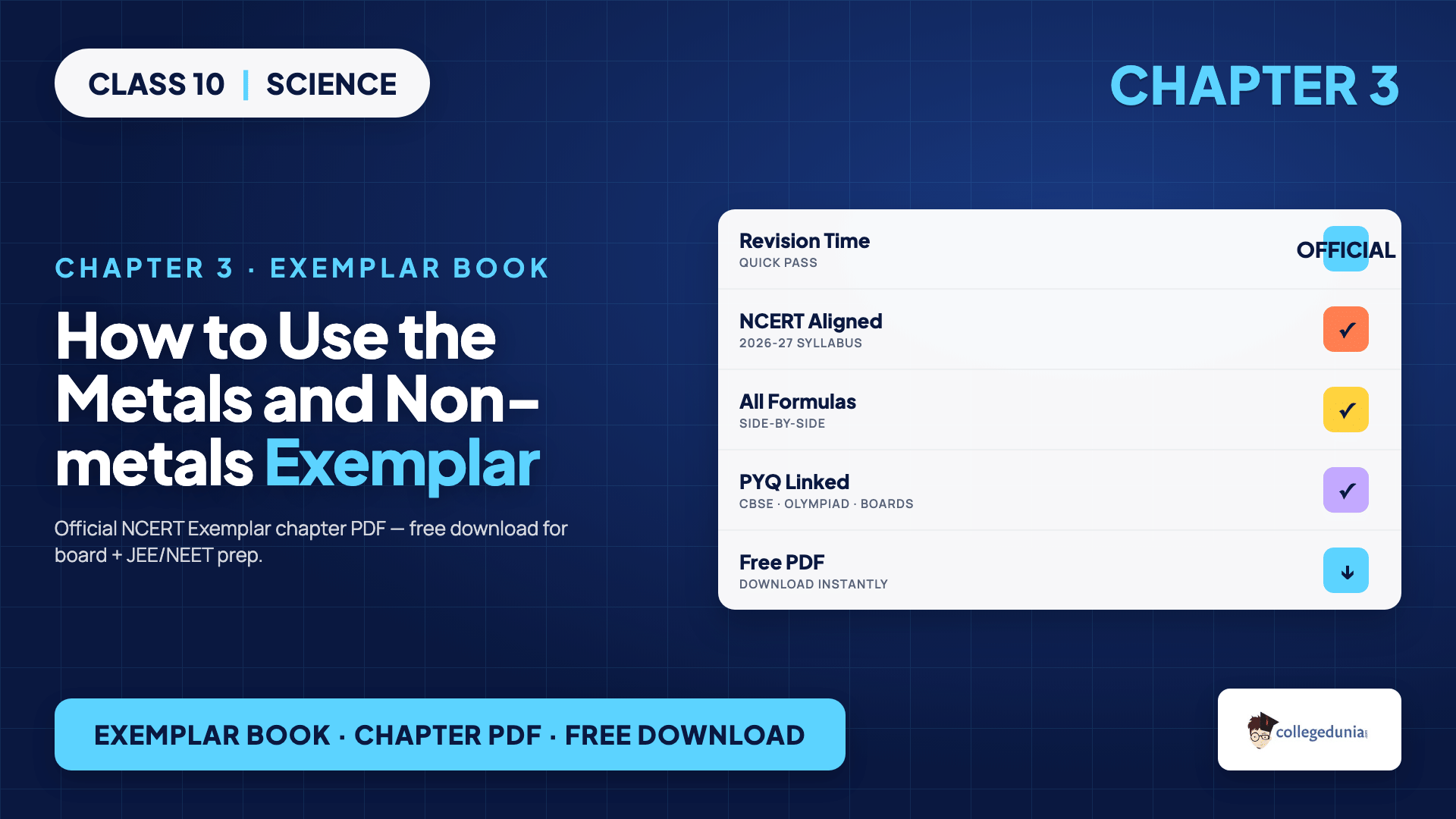 How to use the NCERT Exemplar Class 10 Science Chapter 3 PDF