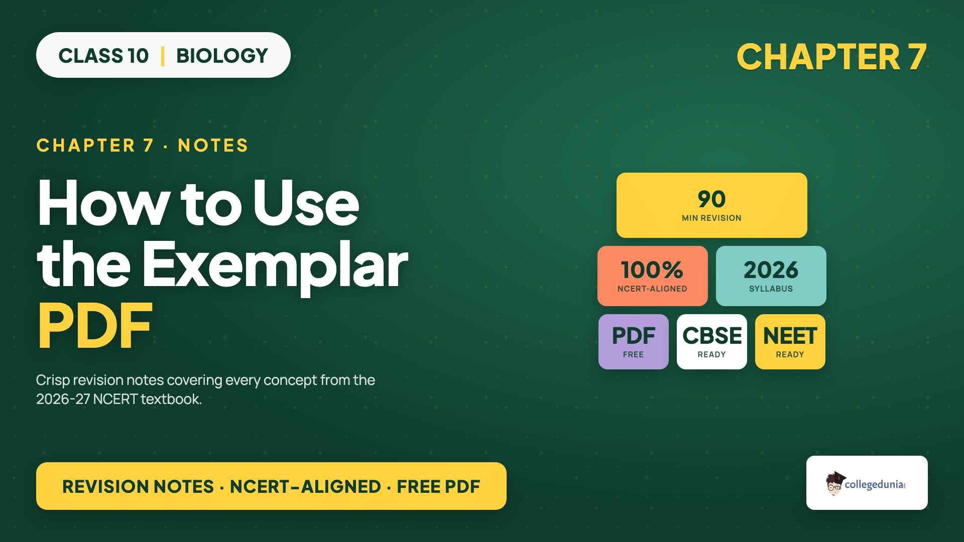 How to use the NCERT Exemplar Class 10 Science Chapter 7 PDF