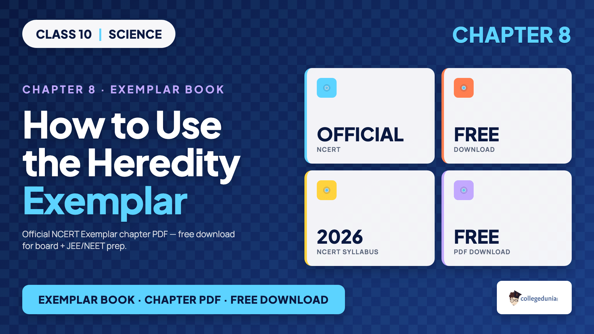 How to use the NCERT Exemplar Class 10 Science Chapter 8 Heredity PDF