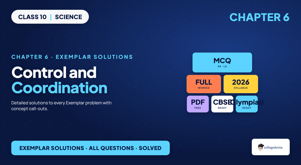 Control and Coordination Class 10 Science NCERT Exemplar Solutions