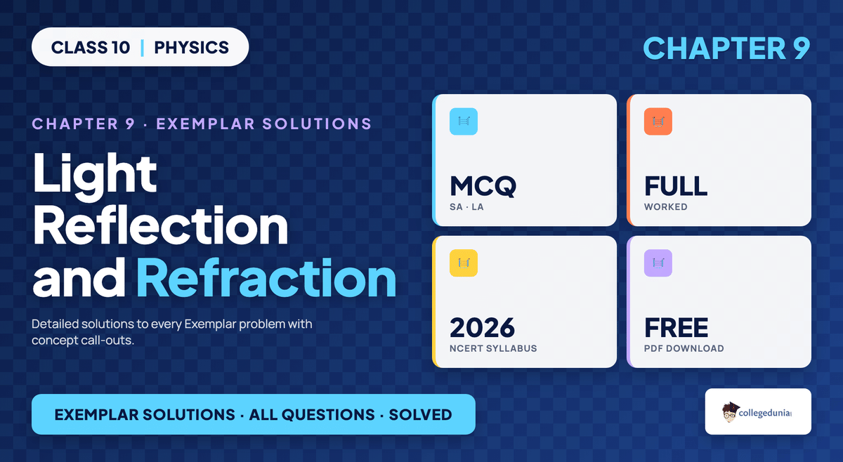 Light Reflection and Refraction Class 10 Science NCERT Exemplar Solutions