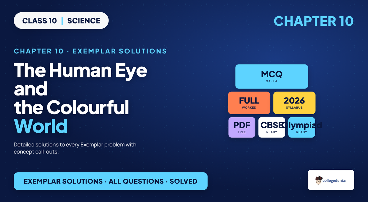 The Human Eye and the Colourful World Class 10 Science NCERT Exemplar Solutions