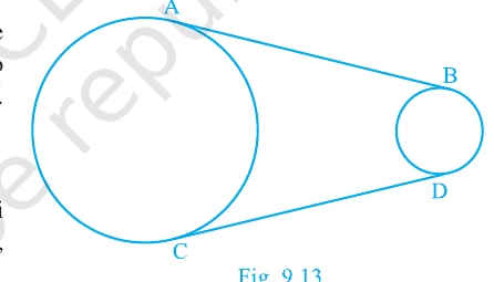 Fig. 9.13 - the balloon moves horizontally; the girl's eye is 1.2 m above the ground.