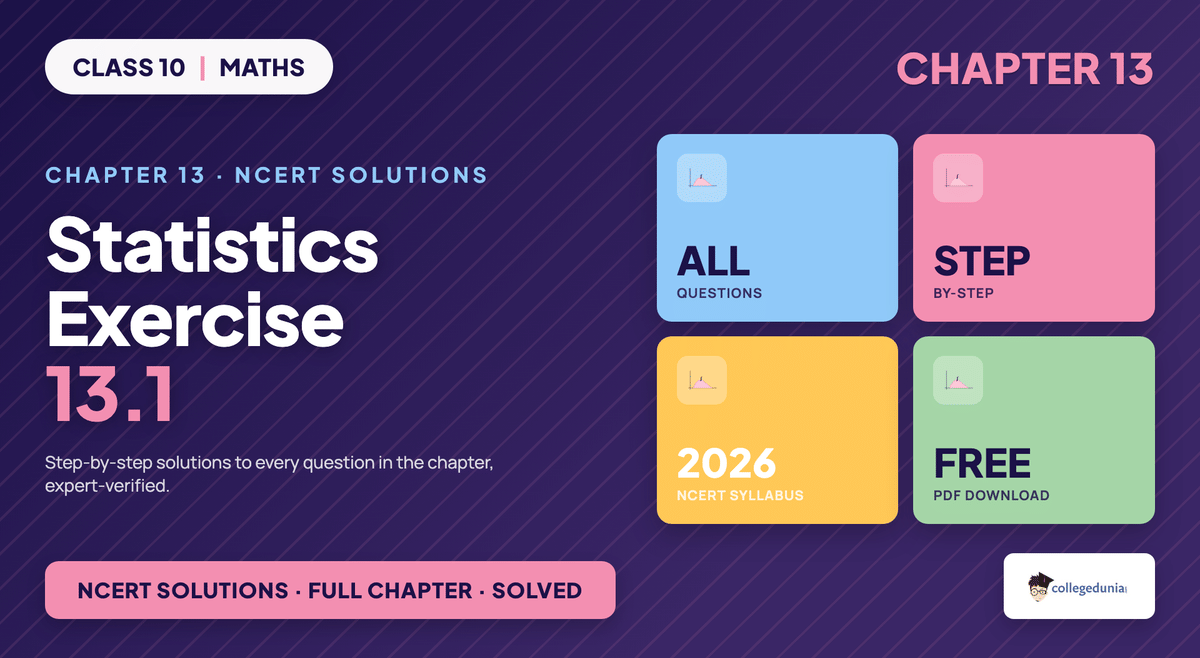 Class 10 Maths Chapter 13 Statistics Exercise 13.1 NCERT Solutions featured image