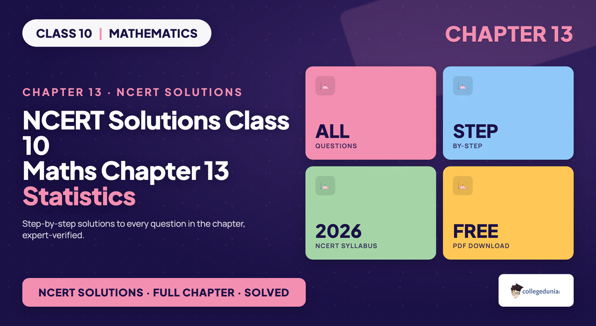 NCERT Solutions Class 10 Maths Chapter 13 Statistics