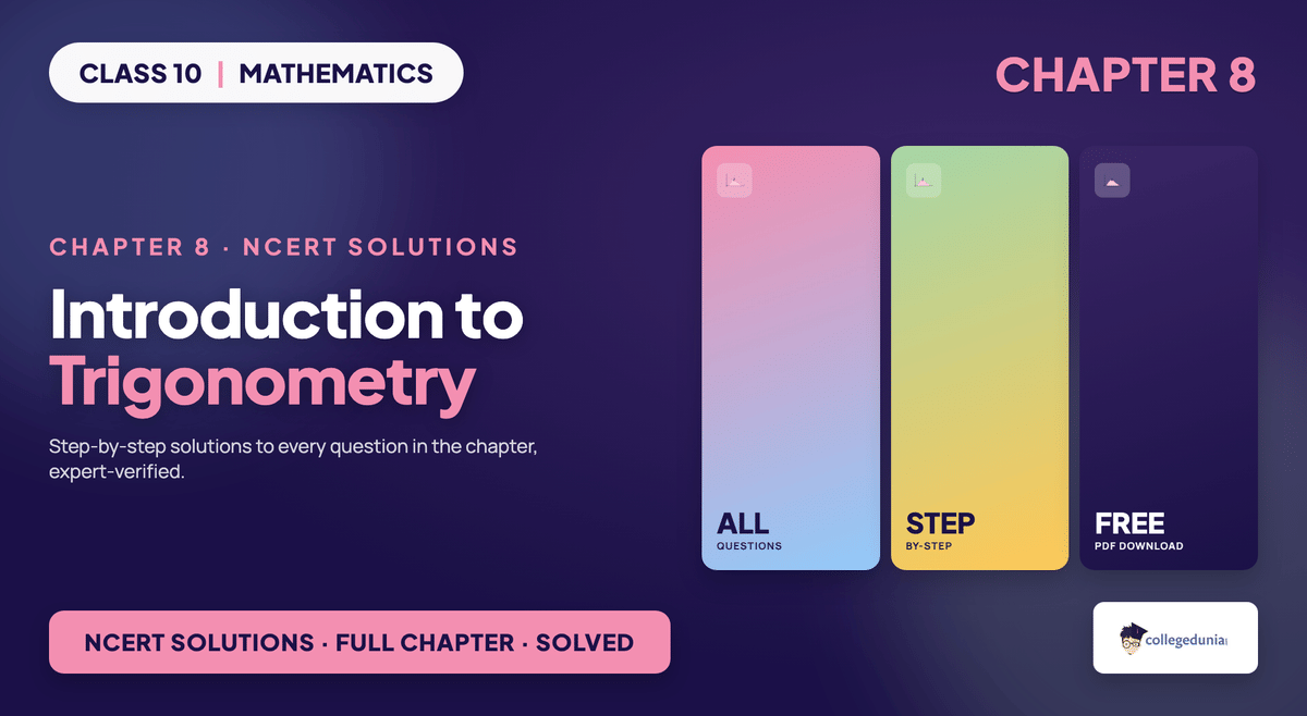 Introduction to Trigonometry Class 10 Maths Chapter 8 NCERT Solutions