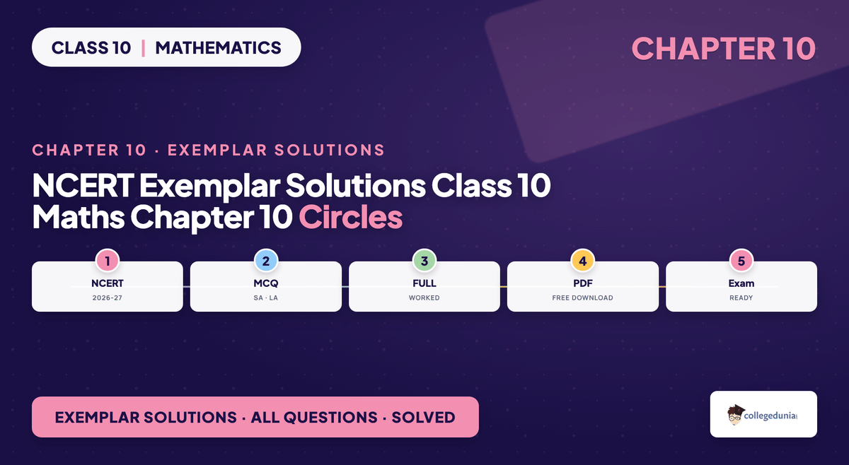 NCERT Exemplar Class 10 Maths Chapter 10 Circles Solutions featured image