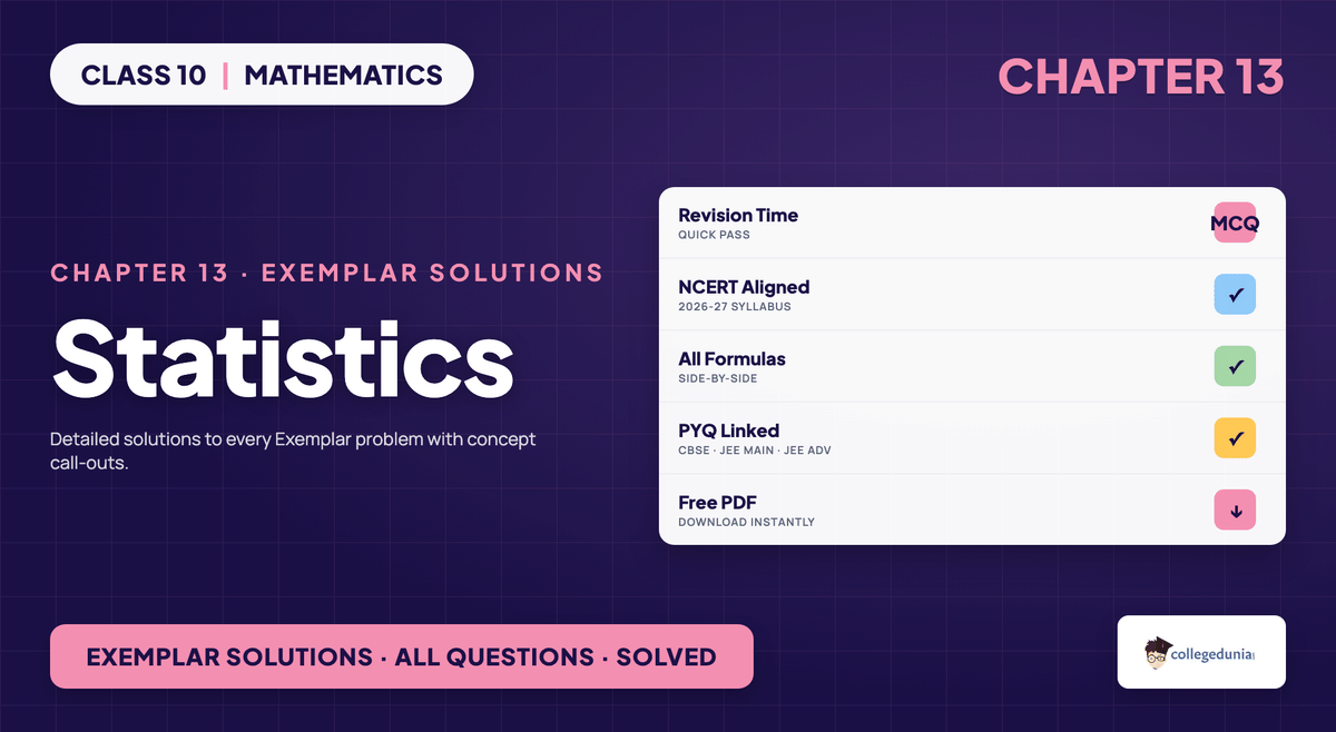 NCERT Exemplar Class 10 Maths Chapter 13 Statistics Solutions featured image