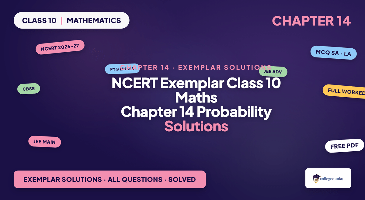 NCERT Exemplar Class 10 Maths Chapter 14 Probability Solutions featured image