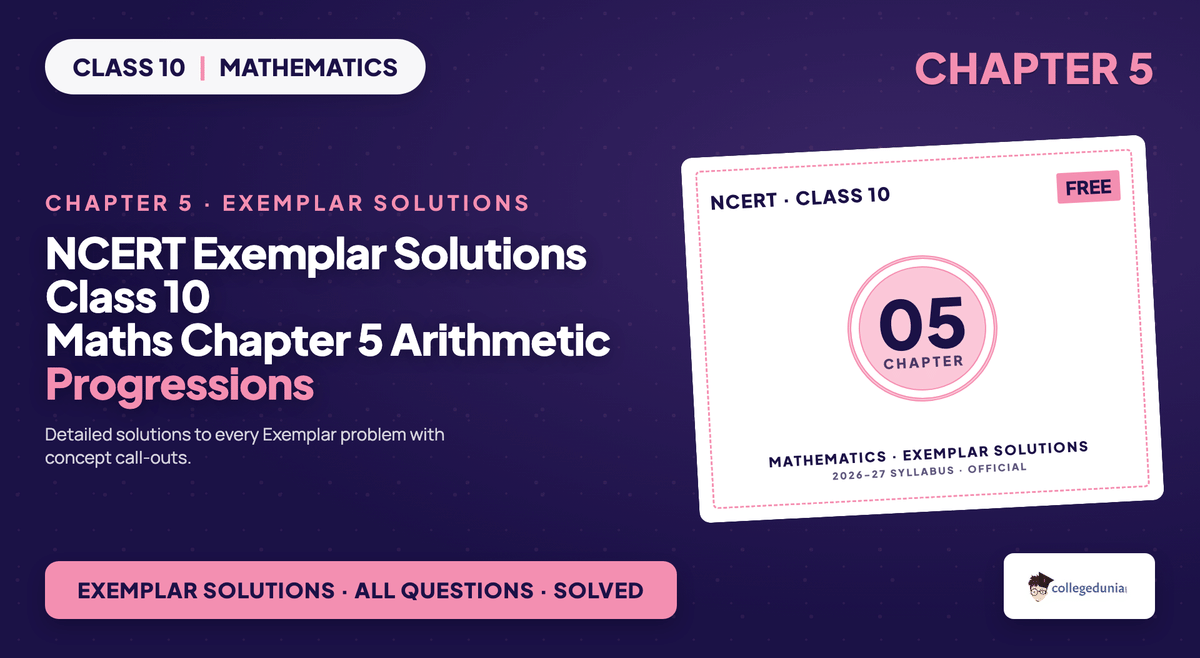 NCERT Exemplar Class 10 Maths Chapter 5 Arithmetic Progressions Solutions