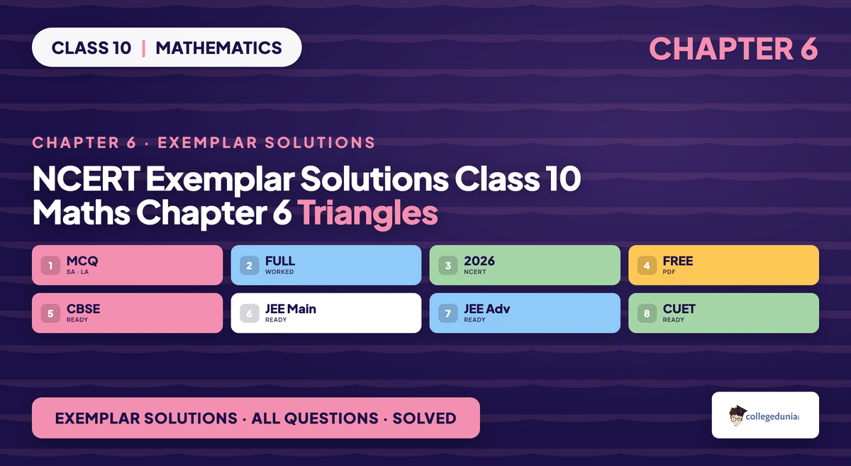 NCERT Exemplar Class 10 Maths Chapter 6 Triangles Solutions