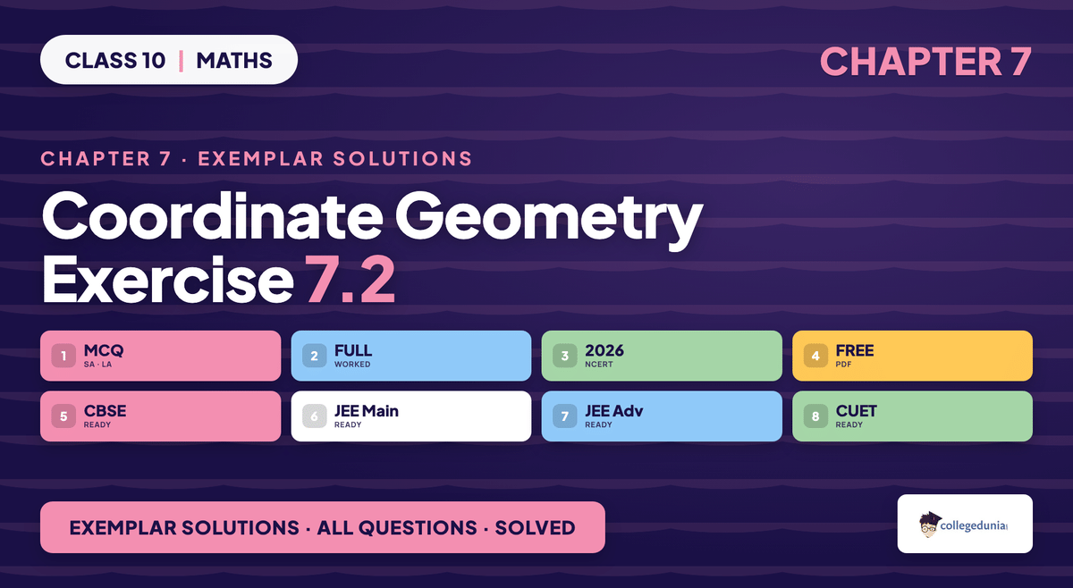 NCERT Exemplar Solutions Class 10 Maths Chapter 7 Coordinate Geometry Exercise 7.2
