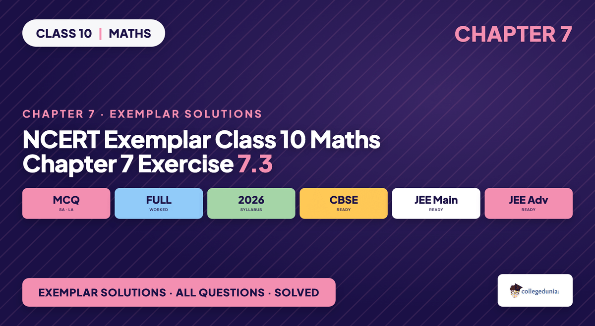 NCERT Exemplar Solutions Class 10 Maths Chapter 7 Coordinate Geometry Exercise 7.3 - featured image