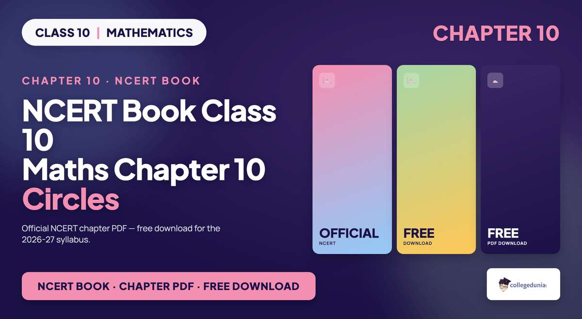 NCERT Book PDF Class 10 Maths Chapter 10 Circles