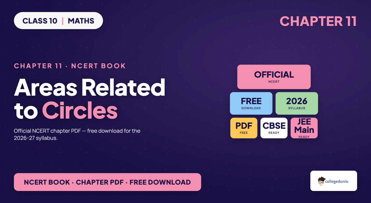 Areas Related to Circles Class 10 Maths Chapter 11 NCERT Book PDF