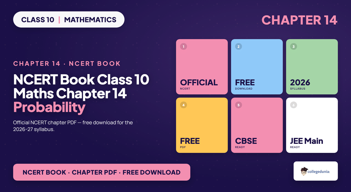 Probability Class 10 Maths Chapter 14 NCERT Book PDF