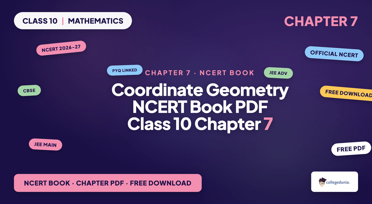 Coordinate Geometry Class 10 Maths Chapter 7 NCERT Book PDF
