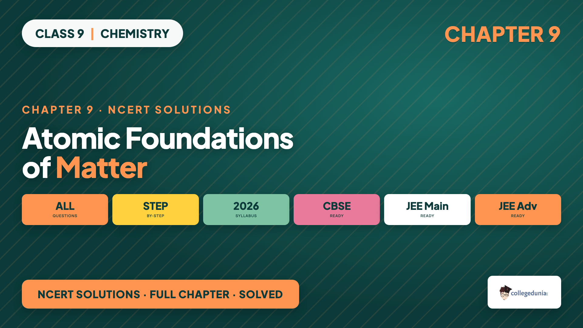 Atomic Foundations of Matter Class 9 Science NCERT Solutions