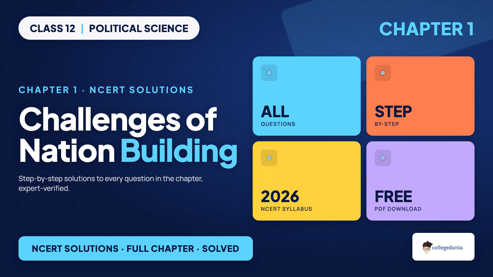 Political Science Class 12 Chapter 1 Challenges of Nation Building NCERT Solutions on Partition and the integration of states