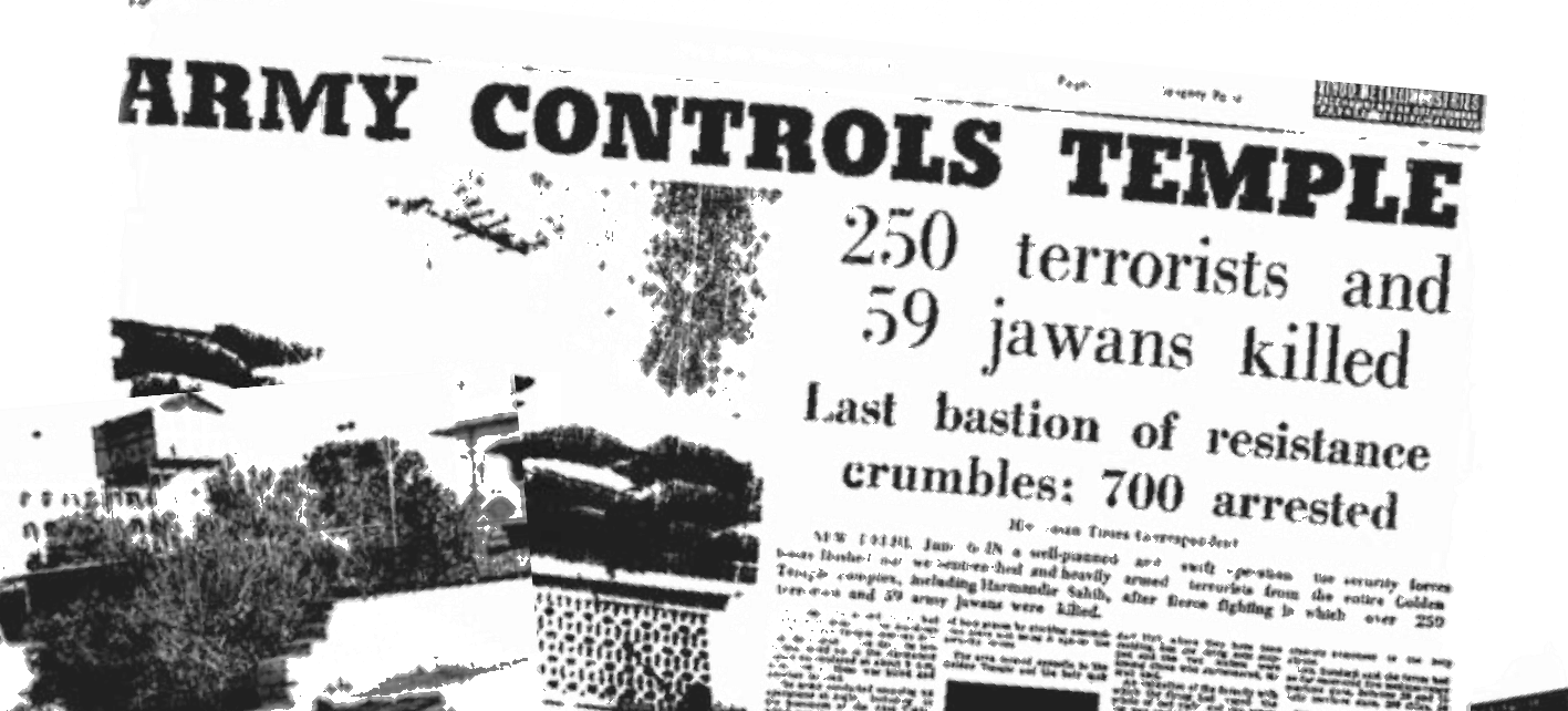 Newspaper report of Operation Blue Star,
June 1984. NCERT, Politics in India Since Independence, Class 12, Chapter 7. As
the Anandpur Sahib Resolution slid into militancy, the army action in the Golden
Temple deeply hurt Sikh sentiments and inflamed the Punjab crisis.