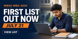 WBSU MBA 2026 First Selection List Out Fee Deposit Till July 21