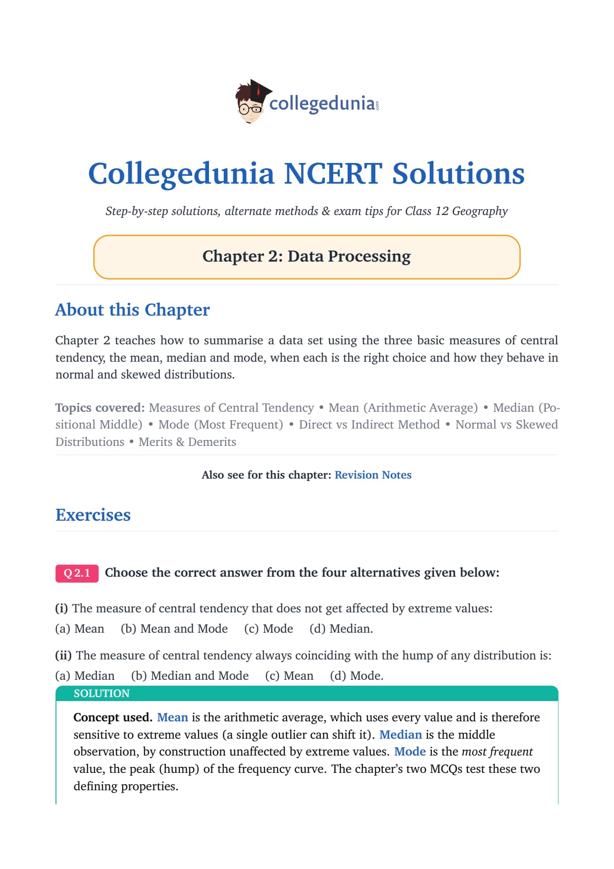 Class 12 Geography PWG Chapter 2 NCERT Solutions PDF page 1