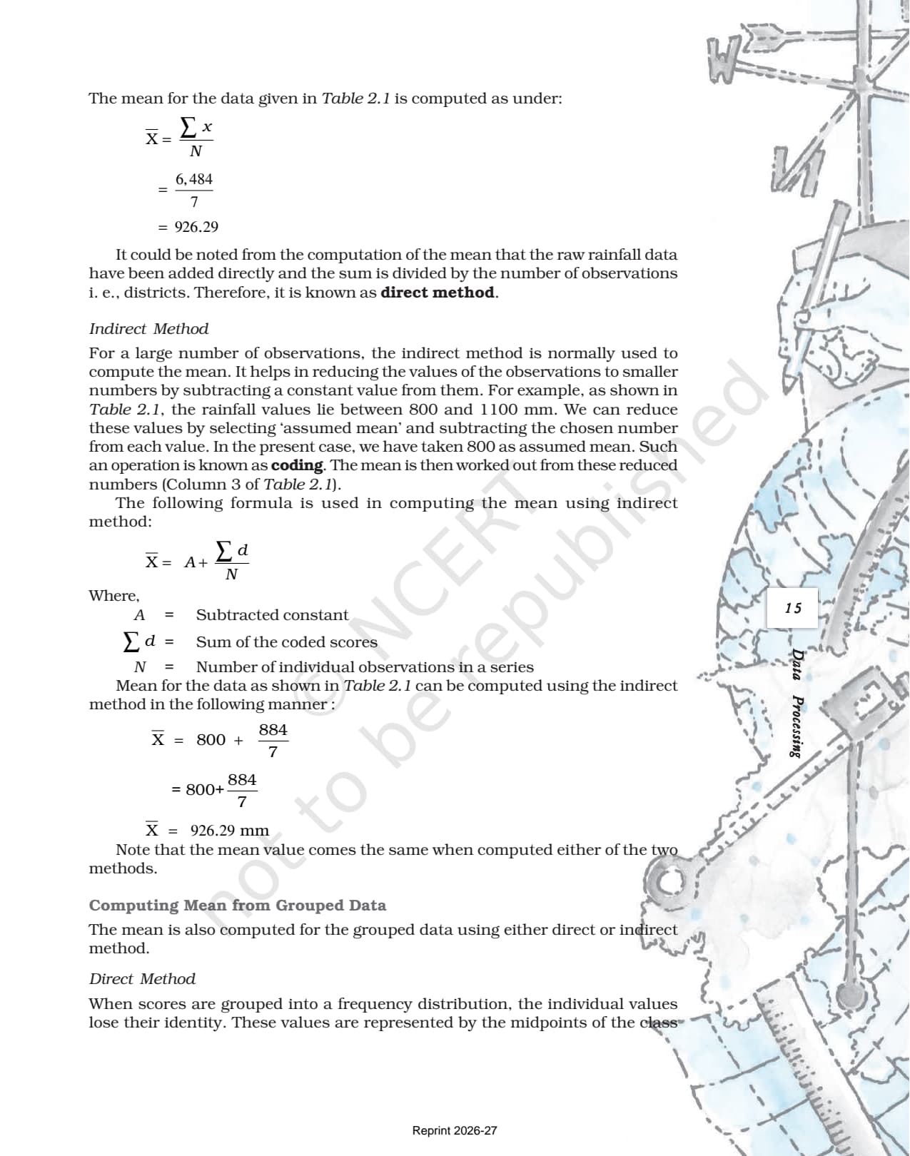 Data Processing Class 12 NCERT Book page 3