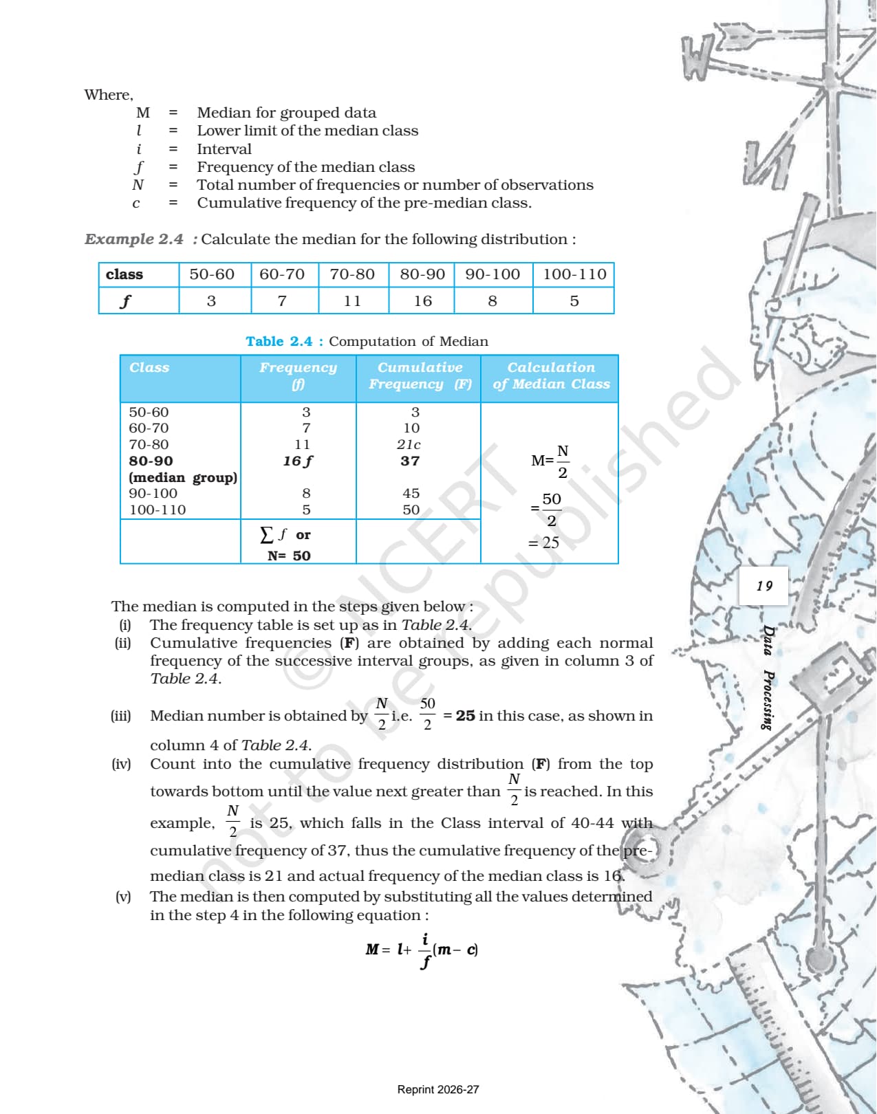 Data Processing Class 12 NCERT Book page 7