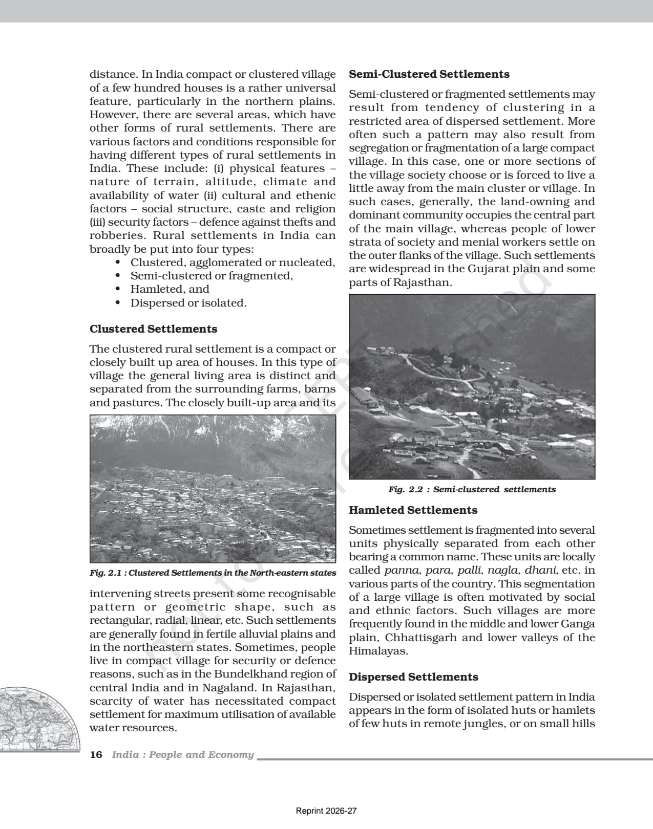 Human Settlements Class 12 NCERT Book page 2