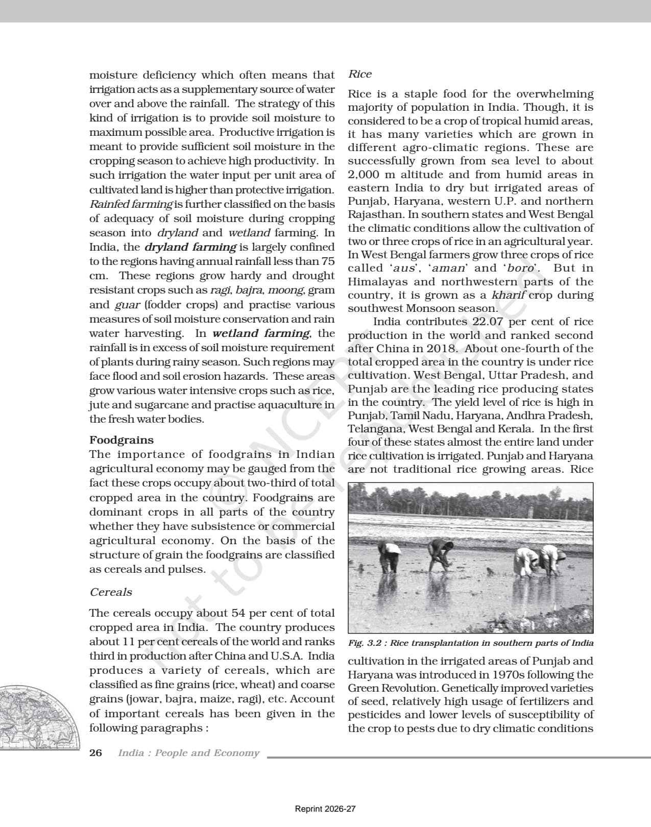 Land Resources and Agriculture Class 12 NCERT Book page 6