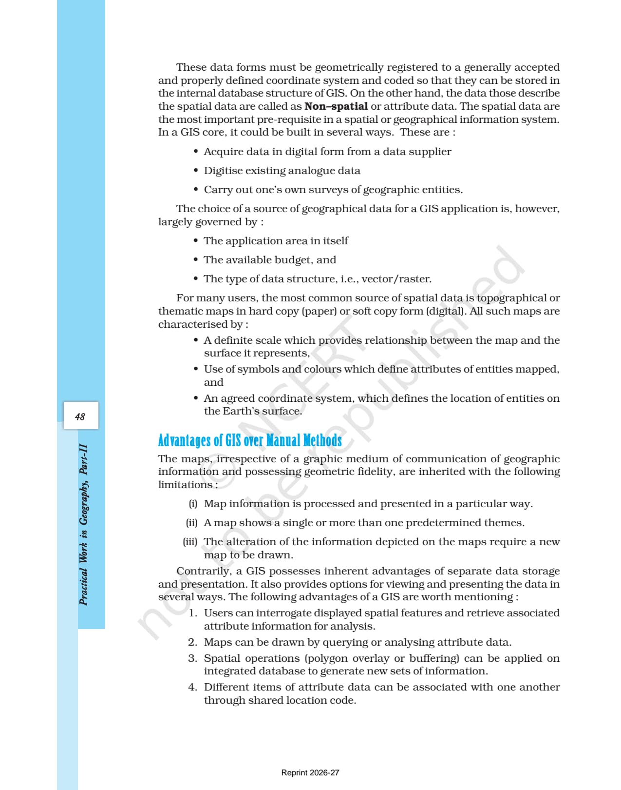 Spatial Information Technology Class 12 NCERT Book page 3
