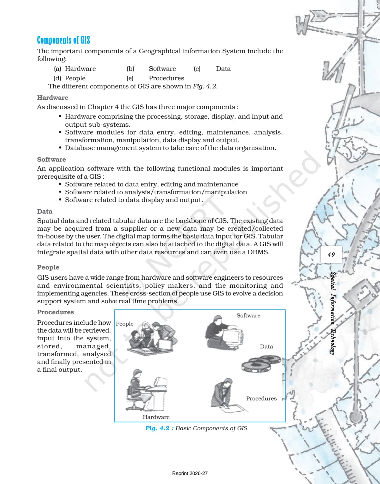 Spatial Information Technology Class 12 NCERT Book page 4