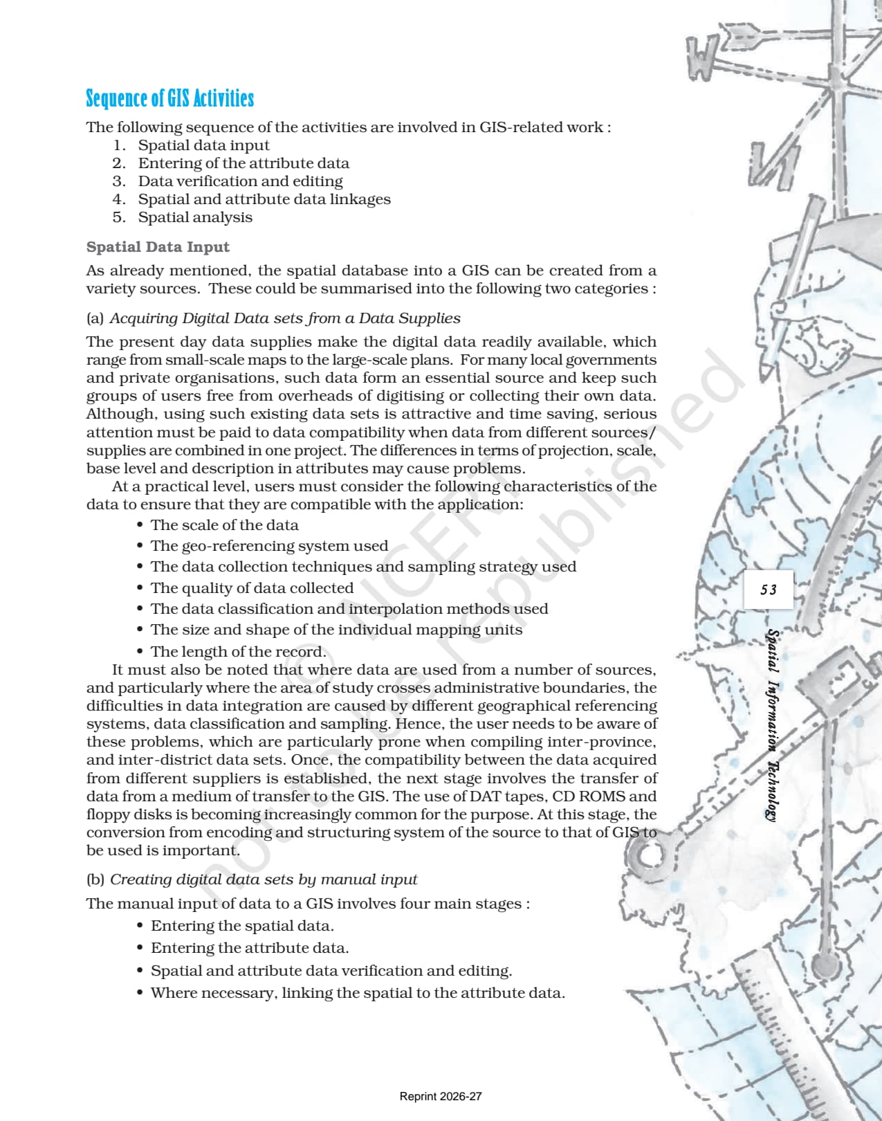 Spatial Information Technology Class 12 NCERT Book page 8