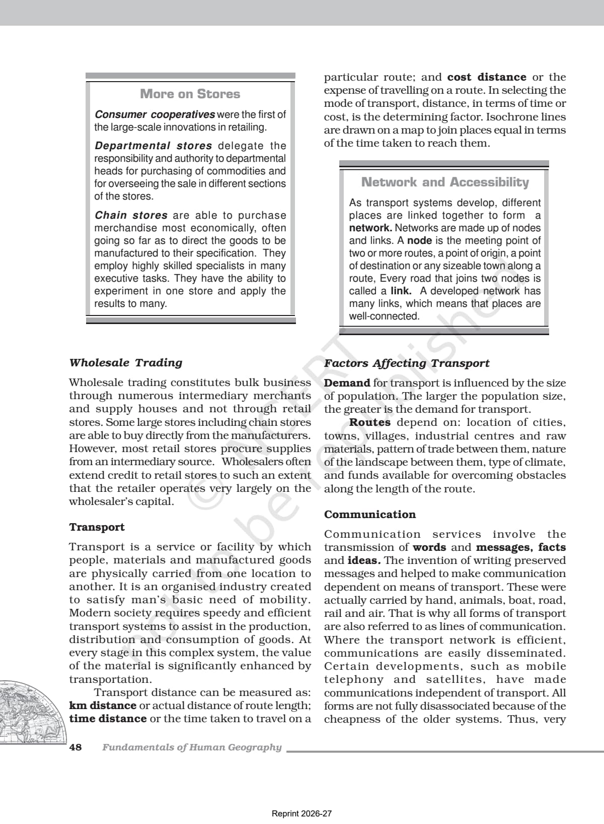 Tertiary and Quaternary Activities Class 12 NCERT Book page 4