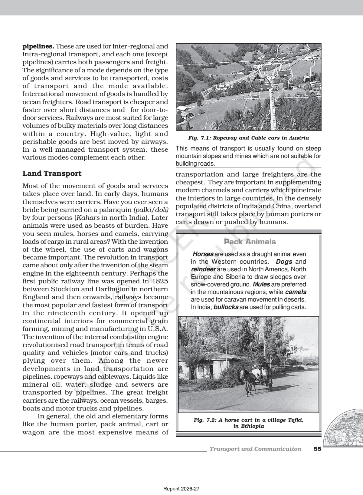 Transport and Communication Class 12 NCERT Book page 2