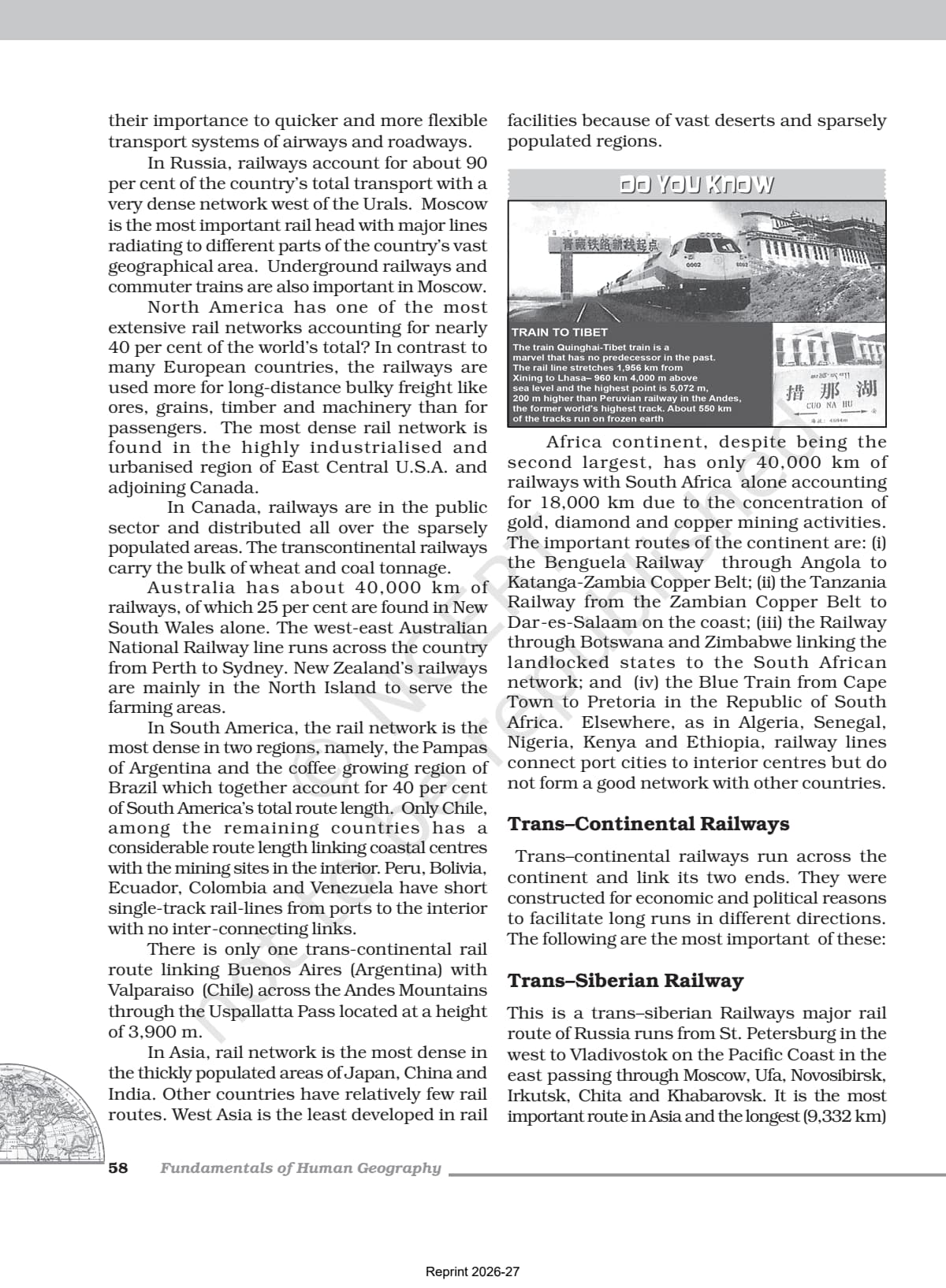 Transport and Communication Class 12 NCERT Book page 5