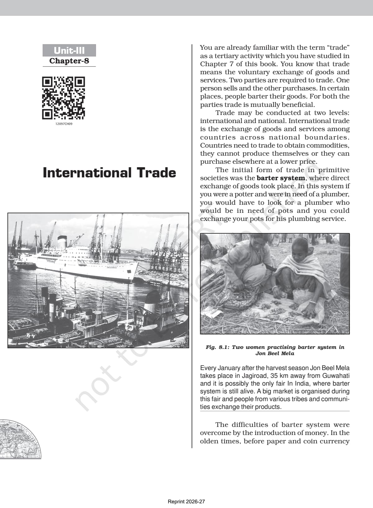International Trade Class 12 NCERT Book page 1