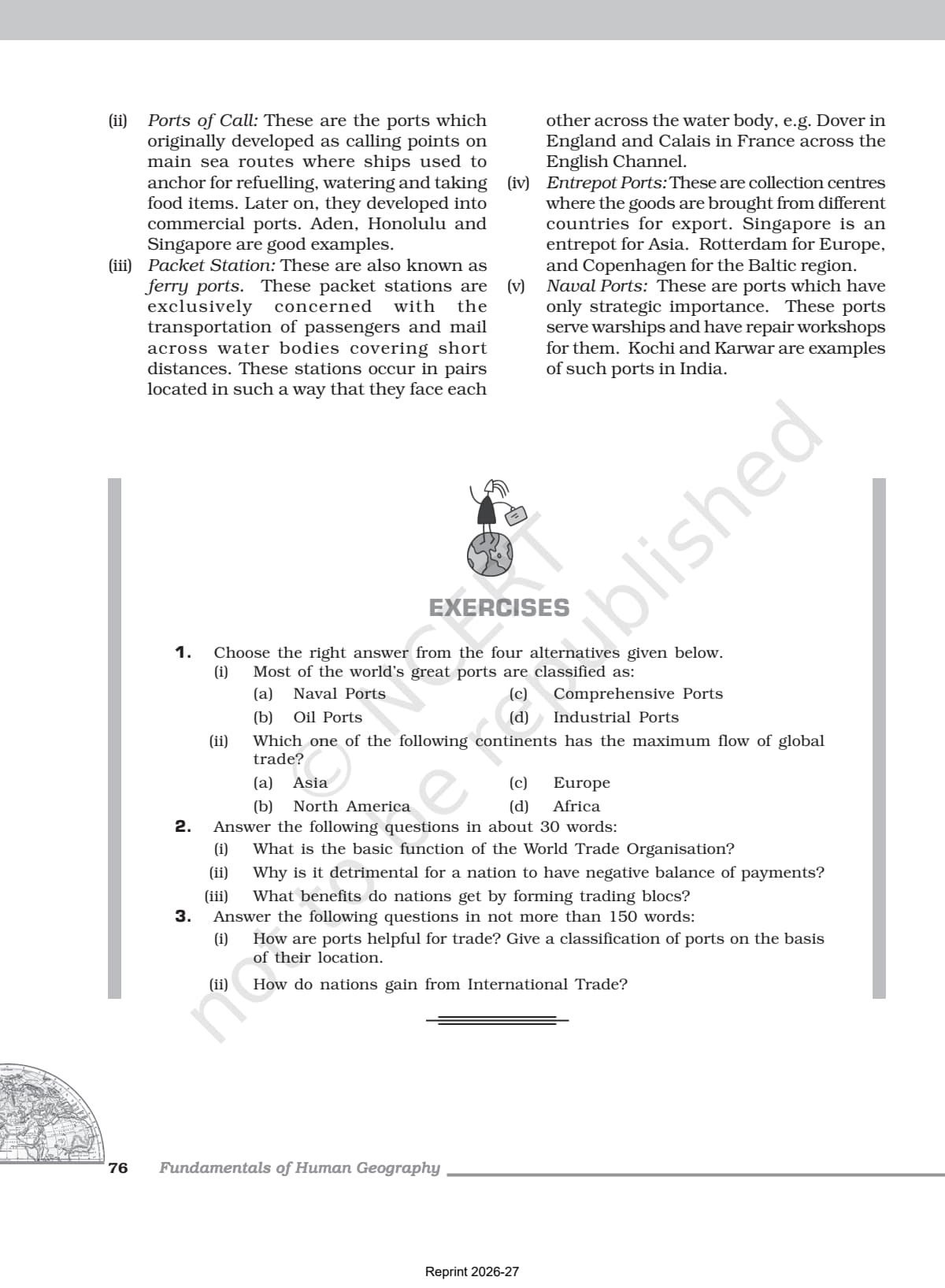 International Trade Class 12 NCERT Book page 7