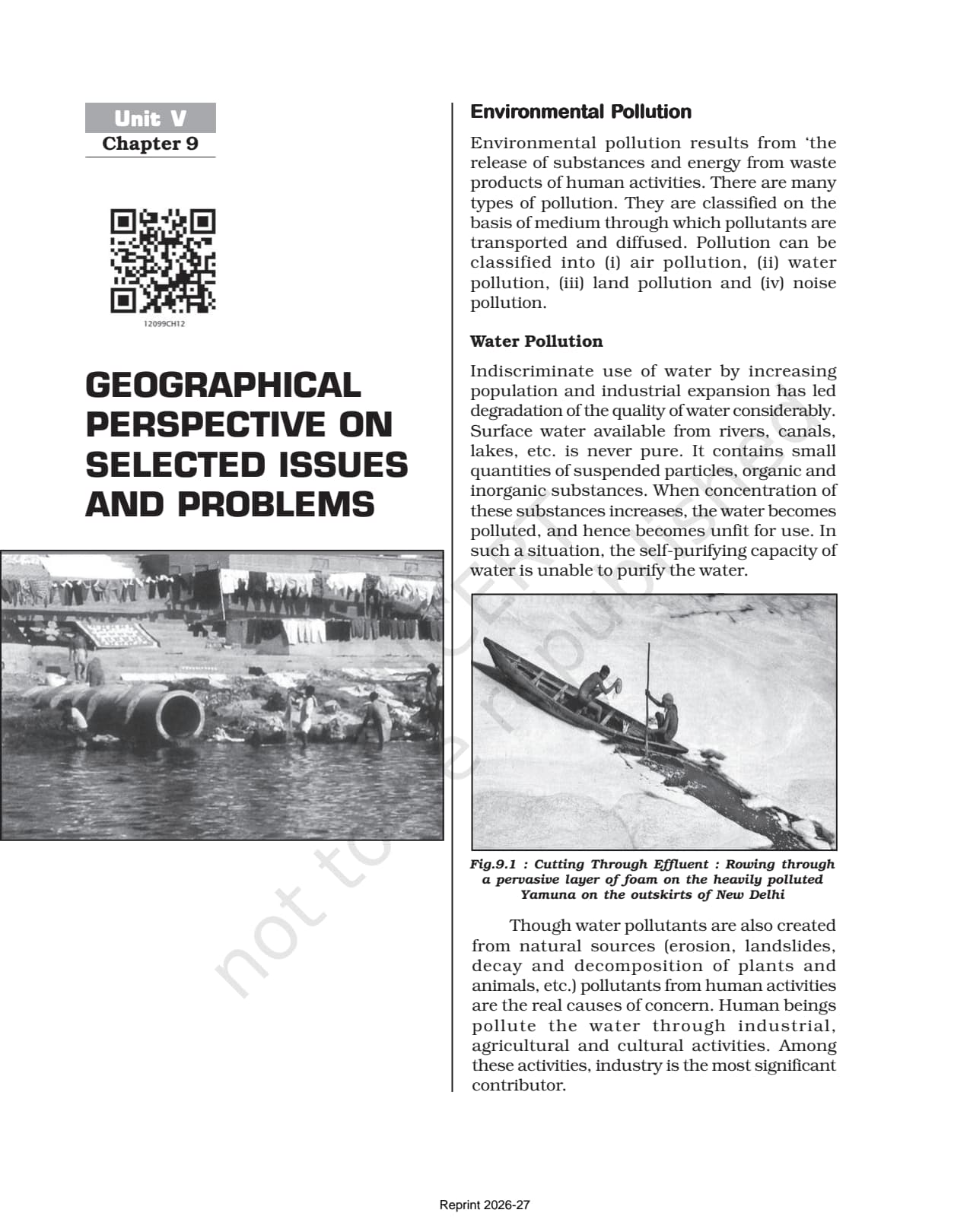 Geographical Perspective on Selected Issues and Problems Class 12 NCERT Book page 1
