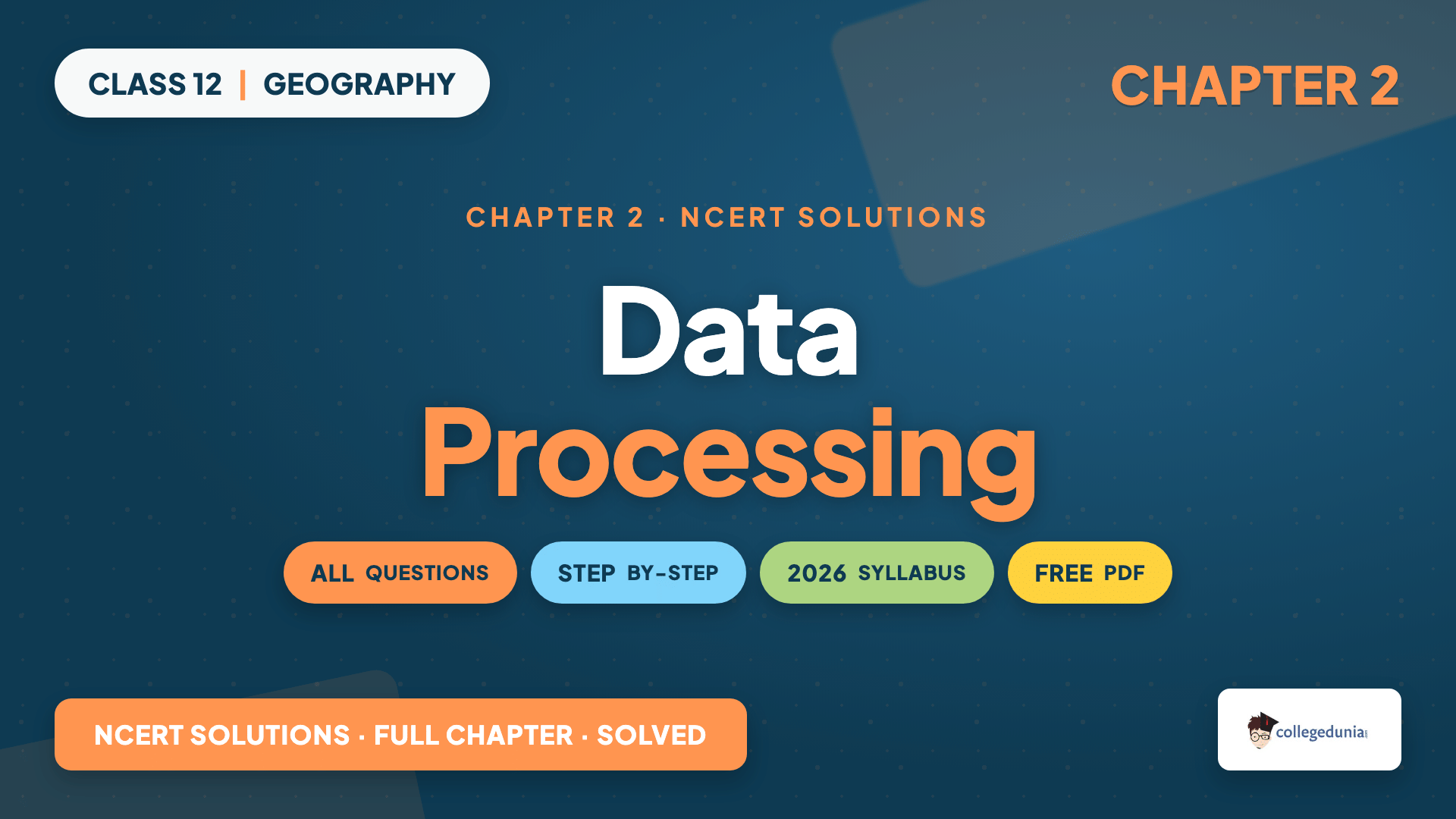 Data Processing Class 12 NCERT Solutions - Mean Median Mode