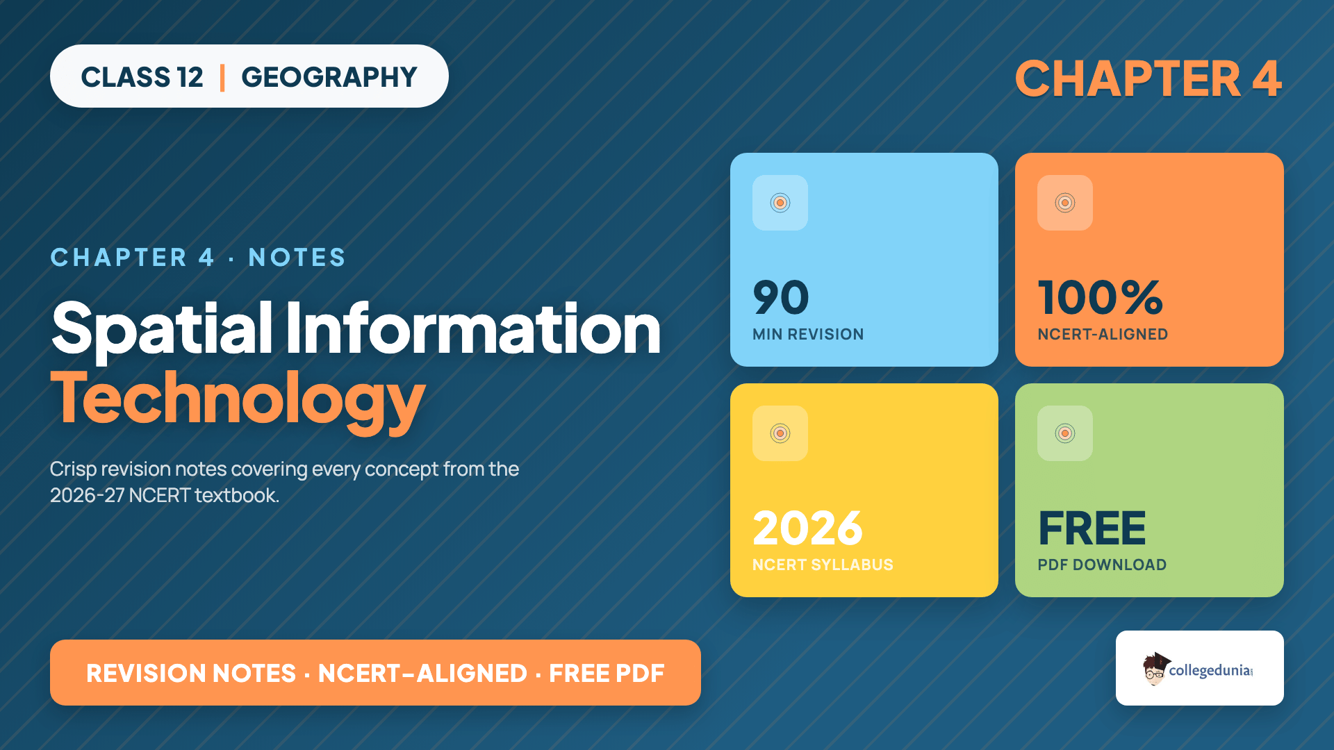 Spatial Information Technology Class 12 Geography Notes
